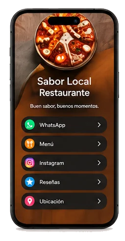 Ejemplo LinkPro para restaurantes